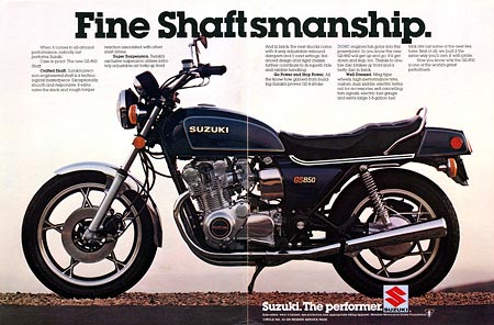 '79 GS850G magazine ad